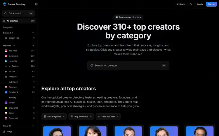Creator Directory